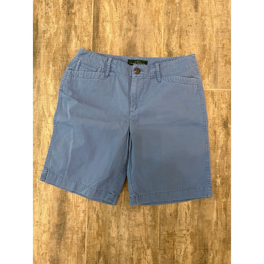 Lauren Jeans Ralph Lauren Blue Chino Shorts Size 6